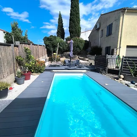 T2 Jusqu'a 4 Personnes En Rez-de-jardin De Maison, Avec Piscine, Draps Et Serviettes De Toilette Fournis Apartamento Argelès-sur-Mer